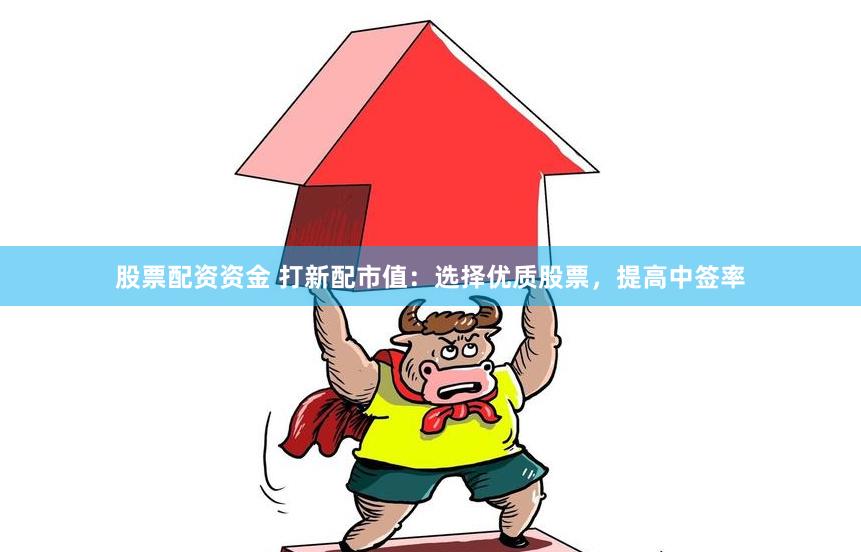 股票配资资金 打新配市值：选择优质股票，提高中签率